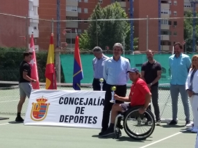 VII Open Nacional Federaciones  - Ciudad de Mstoles de Tenis en Silla - Arturo Montes, finalista, © Federacin Tenis de Madrid