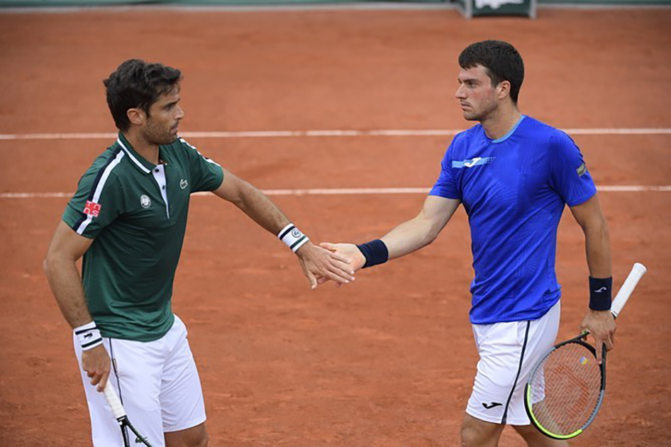 Pablo Andjar y Pedro Martnez se quedan a las puertas de la final de dobles en Roland Garros