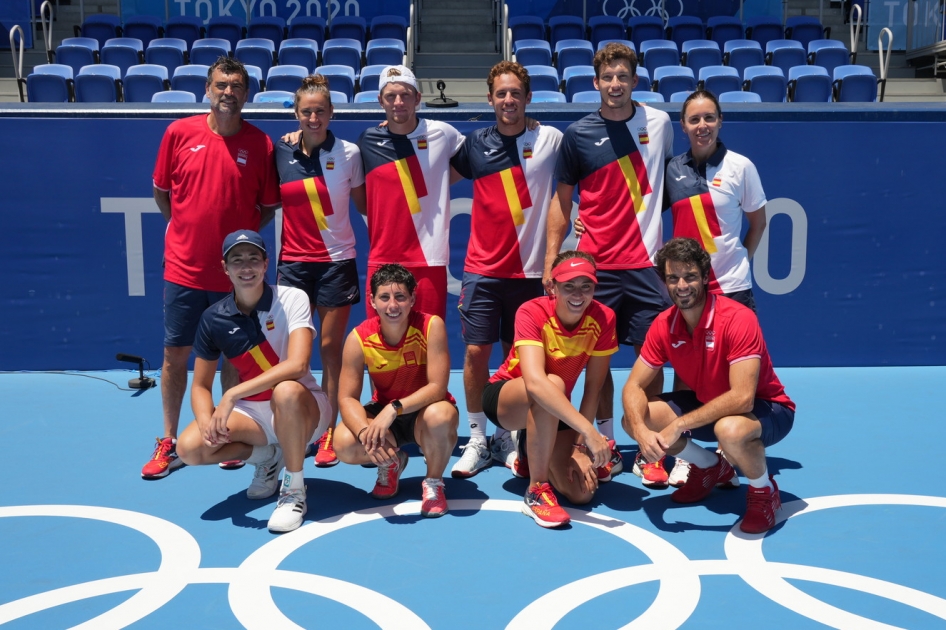 Los tenistas espaoles ya conocen su camino hacia las medallas en Tokio 2020