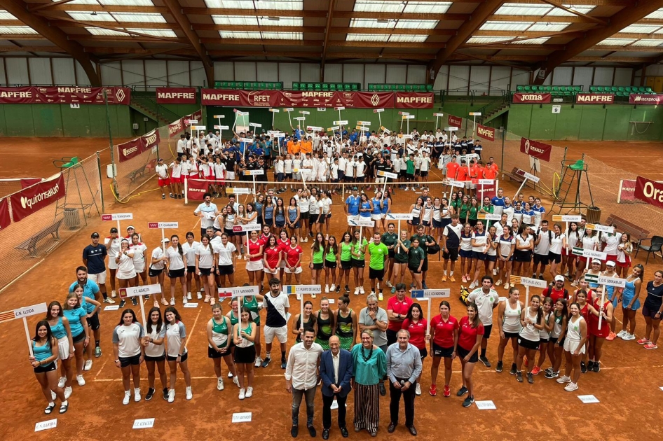 El Real Zaragoza CT acoge el Campeonato de Espaa MAPFRE de Tenis Jnior por Equipos