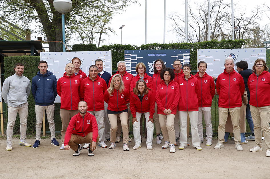 Equipo arbitral en el ITF W100 de Madrid Equipo arbitral en el ITF W100 de Madrid