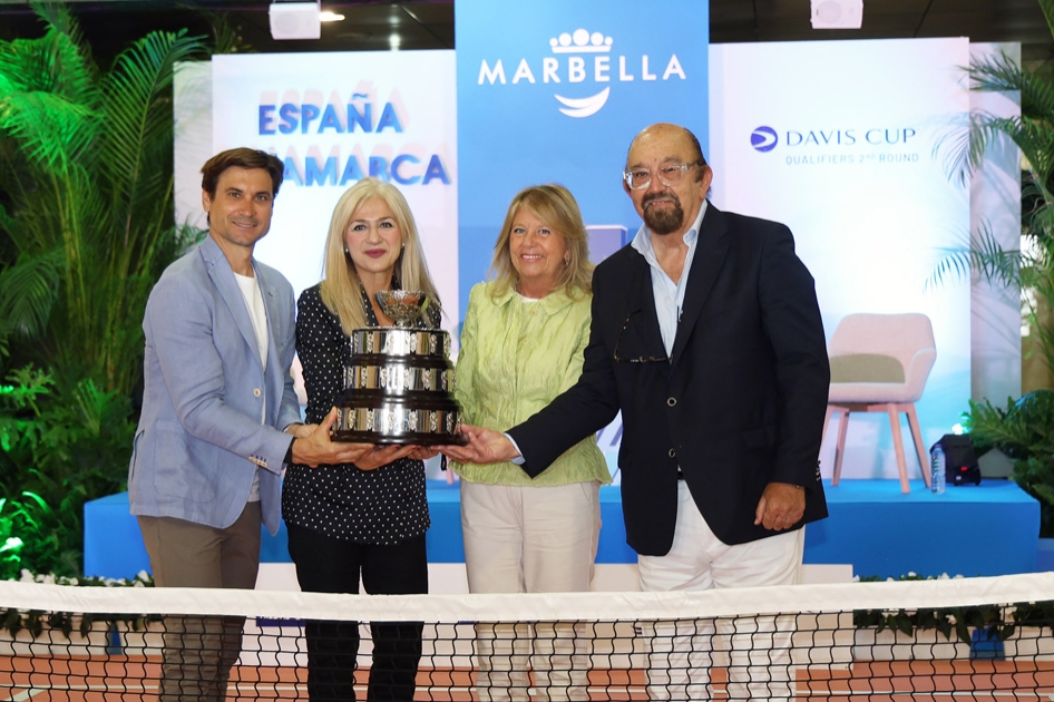 Marbella presenta oficialmente la eliminatoria de Copa Davis entre España y Dinamarca Marbella presenta oficialmente la eliminatoria de Copa Davis entre España y Dinamarca