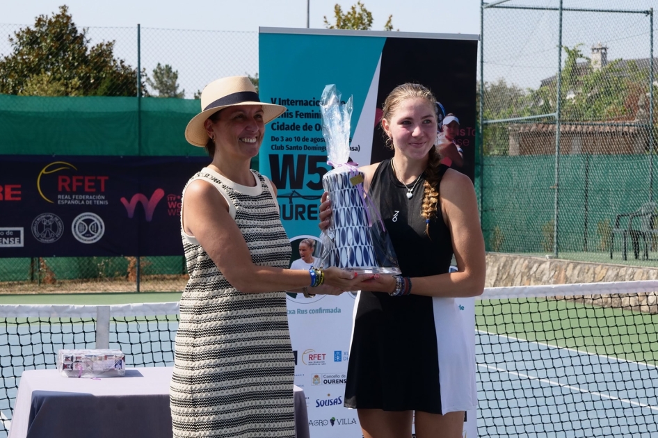 El internacional femenino de Ourense acaba en manos de la rusa Polina Iatcenko El internacional femenino de Ourense acaba en manos de la rusa Polina Iatcenko