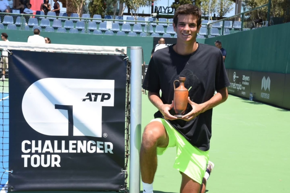 Rafael Jódar conquista su primer título ATP Challenger en Grecia Rafael Jódar conquista su primer título ATP Challenger en Grecia