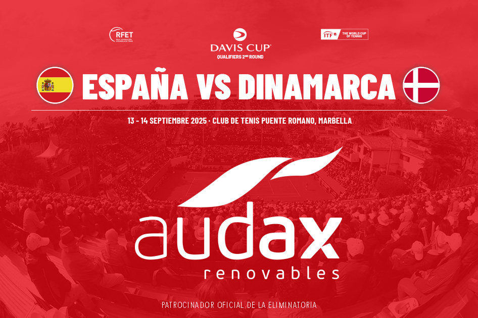 La Copa Davis España vs Dinamarca en Marbella contará con la energía de Audax Renovables La Copa Davis España vs Dinamarca en Marbella contará con la energía de Audax Renovables