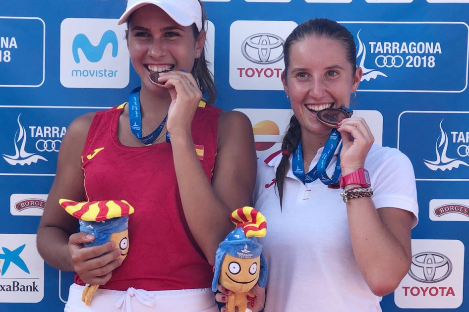Eva Guerrero y Marina Bassols se cuelgan el bronce en los Juegos del Mediterrneo de Tarragona 2018