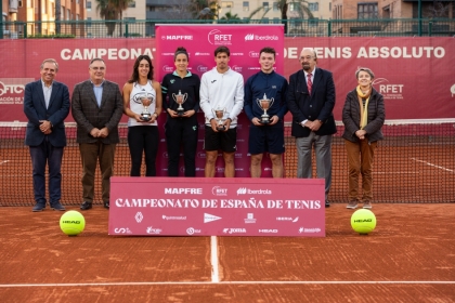 Lucía Cortez e Iñaki Montes se proclaman Campeones de España de Tenis Absoluto en Valencia