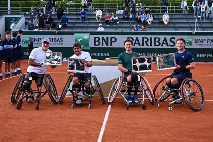 Martín de la Puente firma una nueva final de dobles en Roland Garros junto al francés Houdet