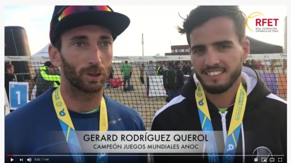 Entrevista a Antomi Ramos y Gerard Rodrguez, campeones de los Juegos Mundiales ANOC 2019