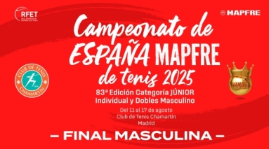 Campeonato de España MAPFRE de Tenis Júnior 2025 - Final Masculina