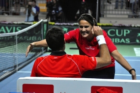 Conchita Martnez y Pablo Andjar, © RFET