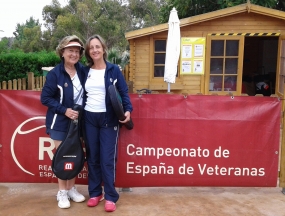 M Carmen Jodar Laguna (+75) y Carmen Hortal Jodar (+50), © RFET