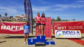 Campeonato de Espaa MAPFRE de Tenis Playa (Vera, Almera) - Sub'14 Femenino, © RFET
