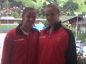 Sub'18 Klosters (Suiza) - Silvia Garca y Pilar Domnguez , © RFET