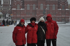 El fro intenso con temperaturas de hasta -20 acompaa a las jugadoras espaolas en Mosc, © RFET