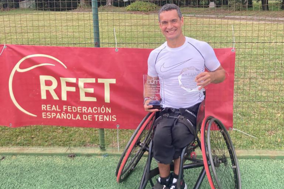 Jorge Iglesias gana su primer abierto nacional en la Liga MAPFRE de Tenis Silla en Ferrol