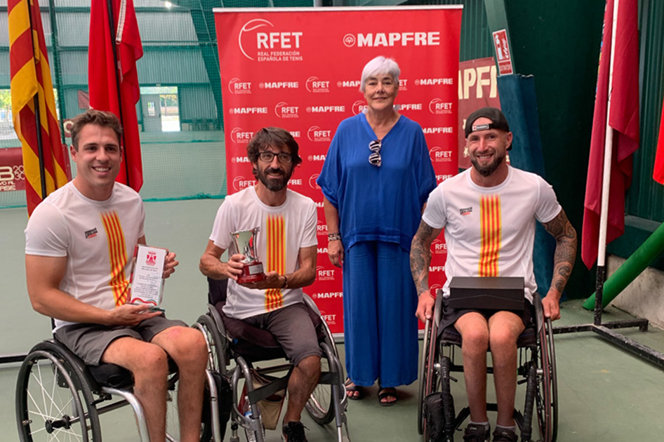 Catalua vuelve a coronarse en el Campeonato de Espaa MAPFRE de Tenis en Silla 13 aos despus