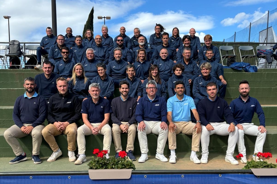 Equipo arbitral en el ATP Challenger de Girona