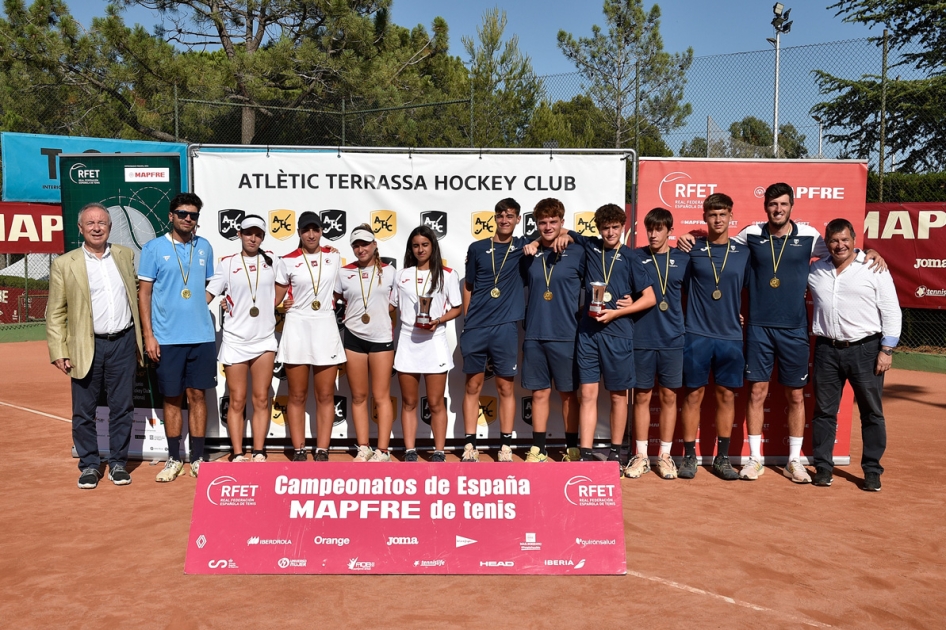 Ttulos para UE Tenispain y CT Valencia en el Campeonato de Espaa por Equipos Cadete en Terrassa