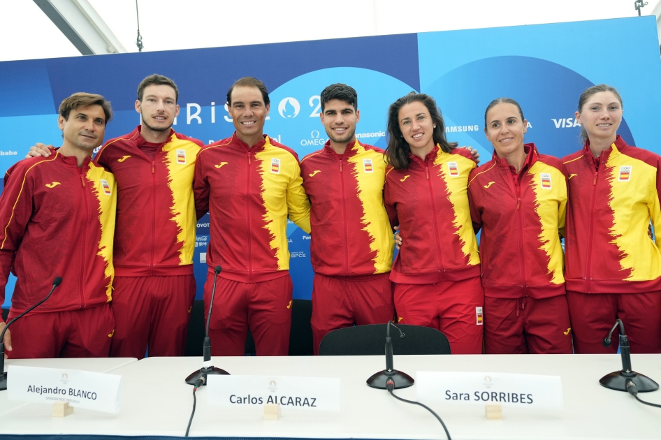 Nadal y Alcaraz ilustran la ambicin del tenis espaol en los Juegos de Pars