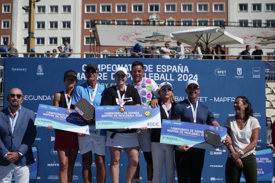 xito del primer Campeonato de Espaa MAPFRE de Pickleball by Cervezas Victoria en Madrid