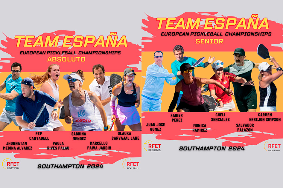 Definida la Seleccin Espaola MAPFRE que disputar el primer Europeo de Pickleball