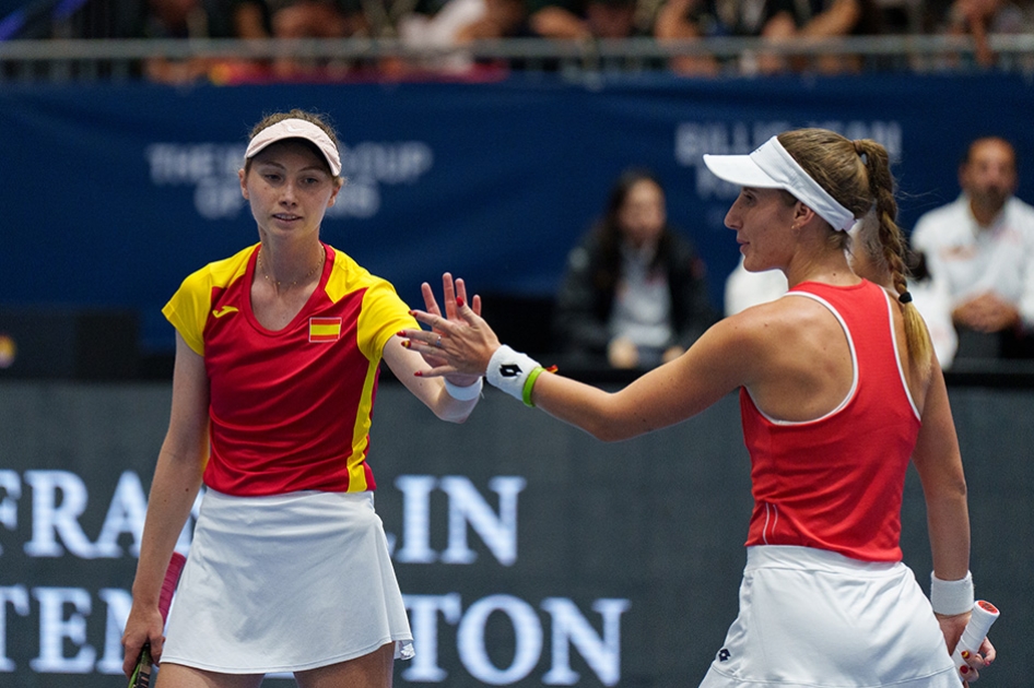 Cristina Bucsa es baja por lesin en la Seleccin Espaola MAPFRE de Tenis y es substituida por Marina Bassols