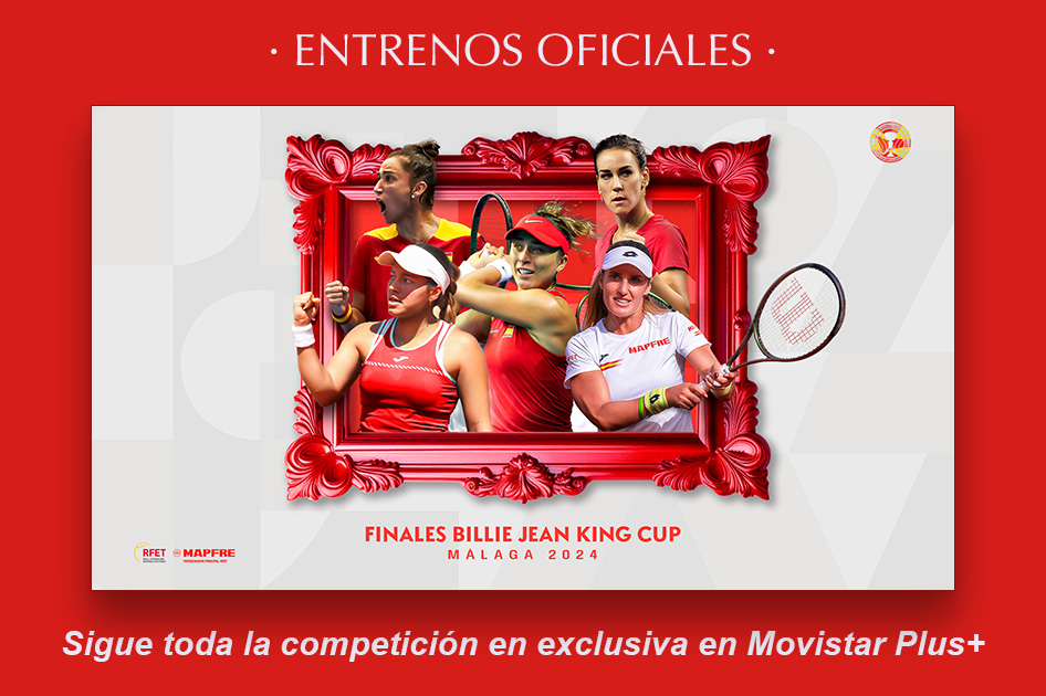 Entrenos Espaa Billie Jean King Cup Mlaga 2024