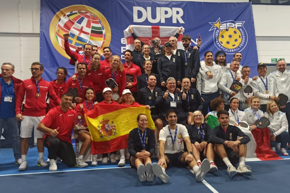 Espaa suma cinco medallas en el primer Campeonato de Europa de Pickleball