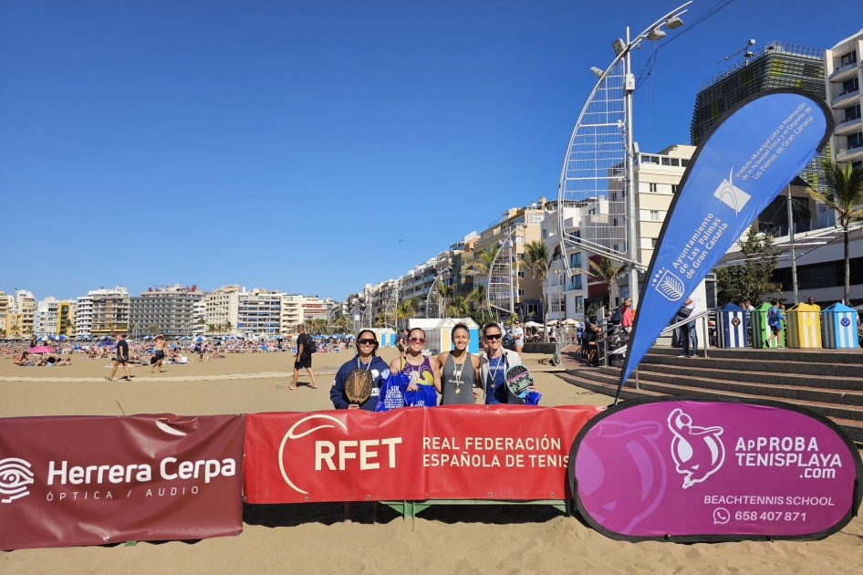 Las Palmas cierra el calendario mundial de tenis playa con tres pruebas