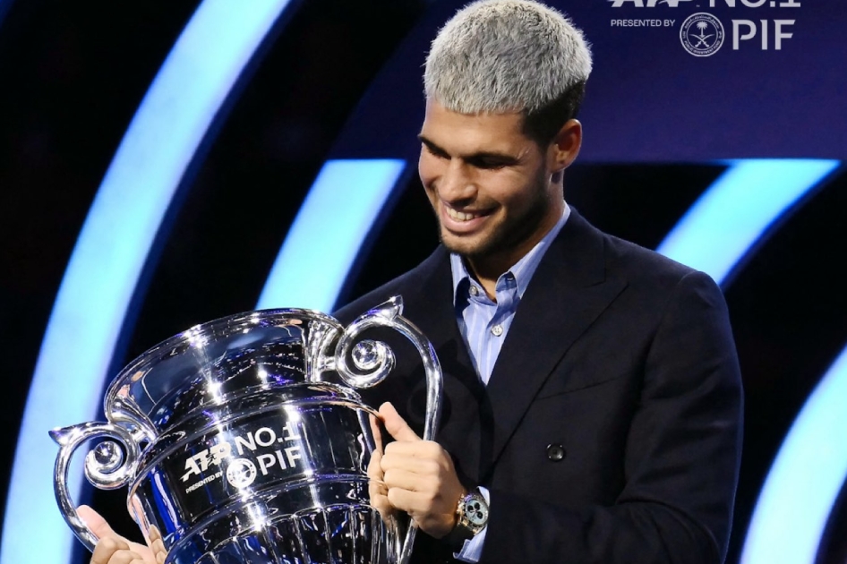 Carlos Alcaraz se corona como Nº 1 del mundo del año por segunda vez