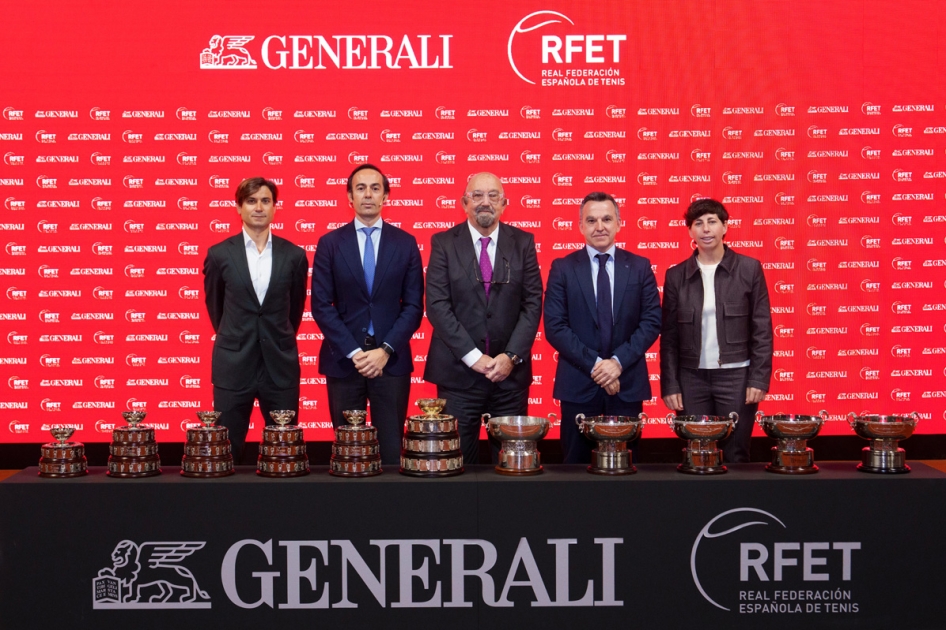 La RFET se asocia con Generali para impulsar el tenis español del futuro
