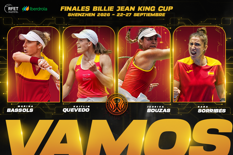 Bouzas, Quevedo, Bassols y Sorribes, en la primera lista para las Finales de la BJK Cup en Shenzhen