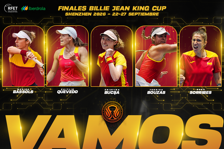 Cristina Bucsa completará la Selección Española Iberdrola de Tenis en las Finales de la BJK Cup