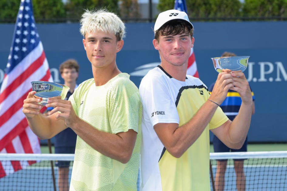 Valentín González-Galiño, campeón júnior del US Open de dobles junto al francés Aaron Gabet
