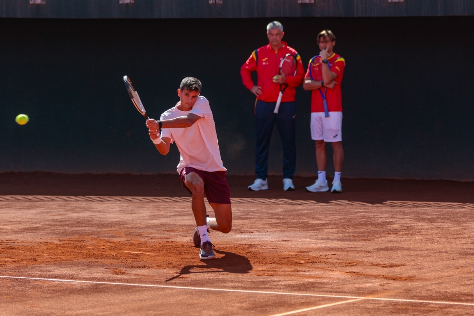 La Selección Española Generali de Tenis ya prepara la Copa Davis en Chile