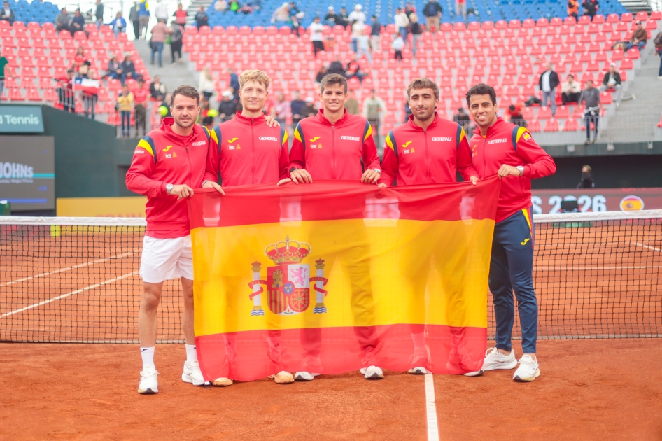 La Selección Española Generali de Tenis se enfrentará a Austria en los cuartos de la Final 8 de Copa Davis en Bolonia