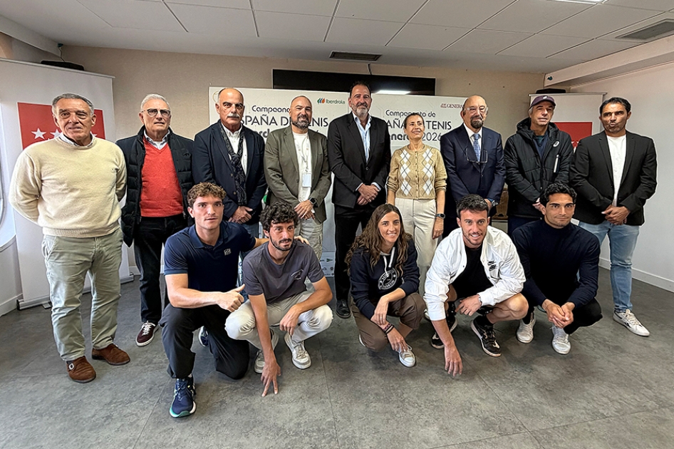 El CT Chamartín presenta el Campeonato de España de Tenis Absoluto por Equipos que arranca el lunes en Madrid