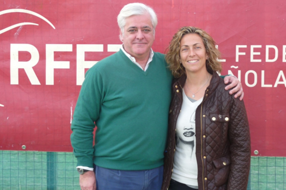 Gala Len y Fernando Fernndez-Ladreda en el Campeonato de Espaa en Sant Joan Desp