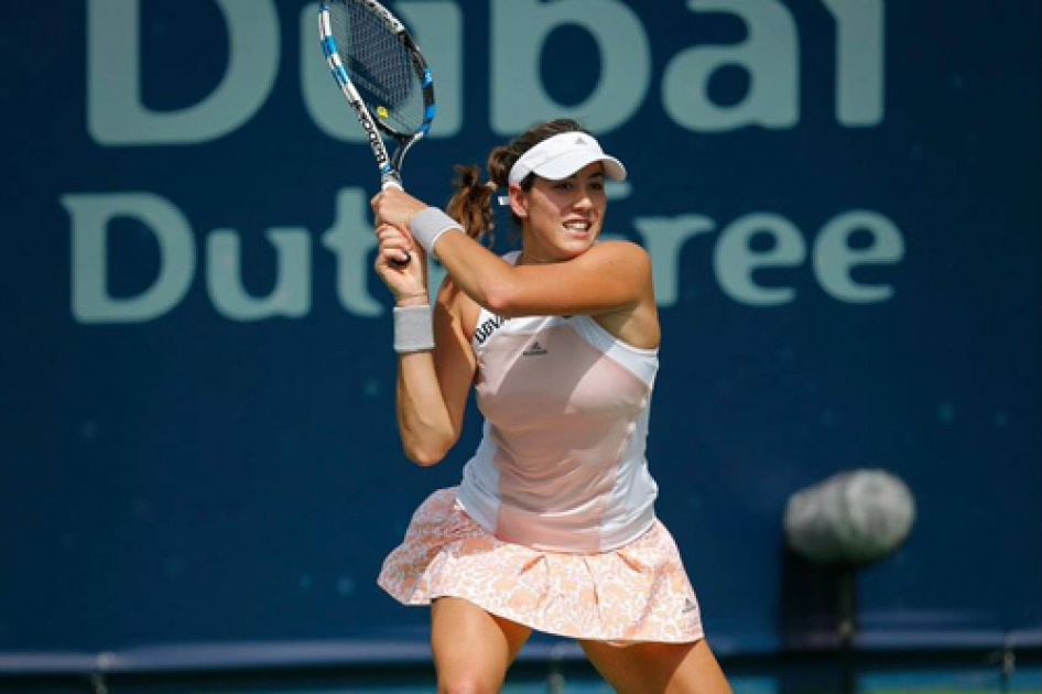 Garbie Muguruza se queda en las semifinales del WTA Premier de Dubi