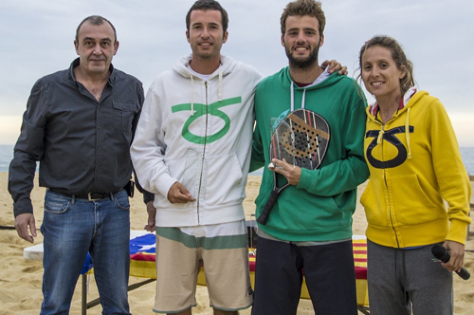 Martnez-Magri y Gonzlez-De Toro se llevan el primer internacional de tenis playa de Montgat