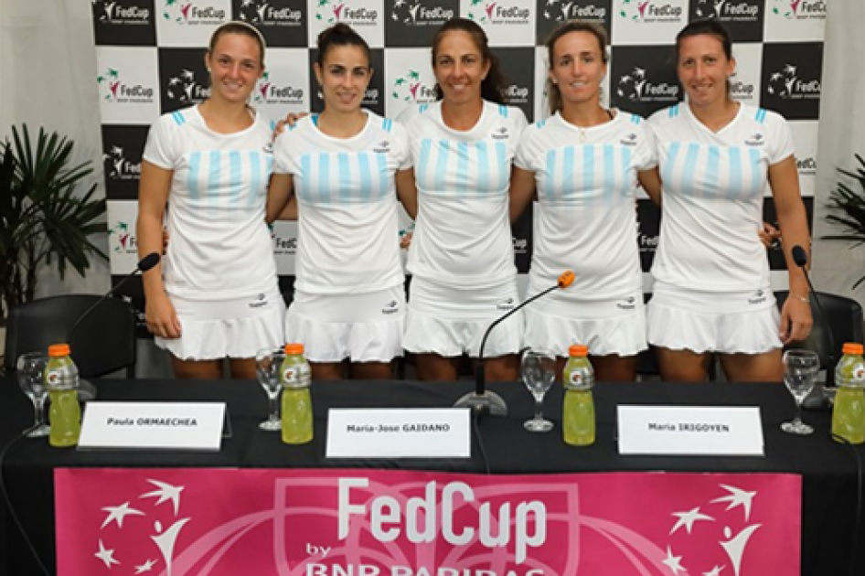 Argentina repite equipo en la Fed Cup ante Espaa con Paula Ormaechea y Mara Irigoyen al frente