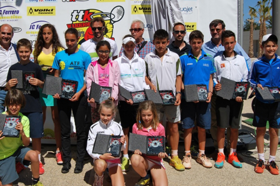 Ganadores de la tercera cita del TTK Warriors Tour en Alicante