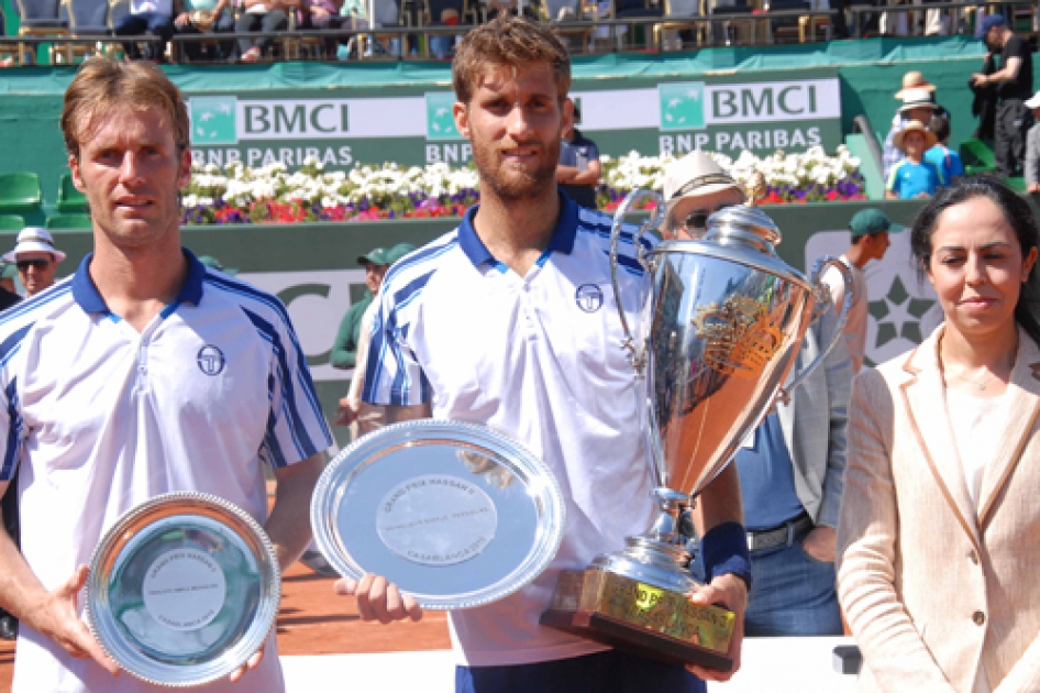 Daniel Gimeno cede su primera final ATP en Casablanca ante Martin Klizan