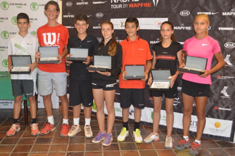 Carlos Gimeno, Nerea Guerra, Alejandro Turriziani y M Dolores Lpez ganan el torneo Rafa Nadal Tour by Mapfre de Valencia