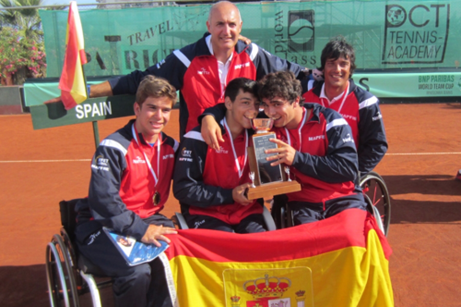 La Seleccin Espaola Mapfre de Tenis en Silla se proclama Campeona del Grupo Mundial 2 y logra el ascenso