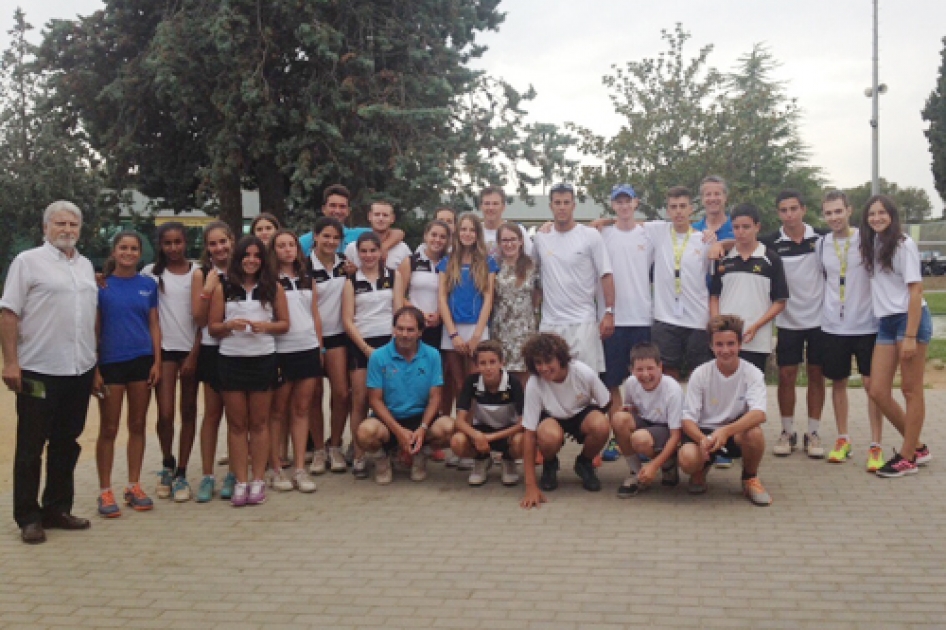 Charla antidopaje en el Campeonato de Espaa Cadete por Equipos de Club en Terrassa