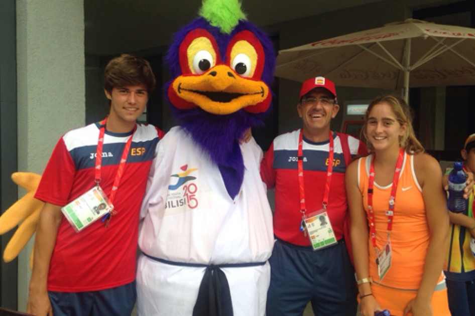 Alejandro Vedri y Carlota Molina se despiden en octavos de final del Festival Olmpico de la Juventud Europea de Tbilisi 2015