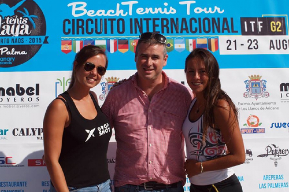 Doble cita internacional del circuito mundial de tenis playa en La Palma y Girona 