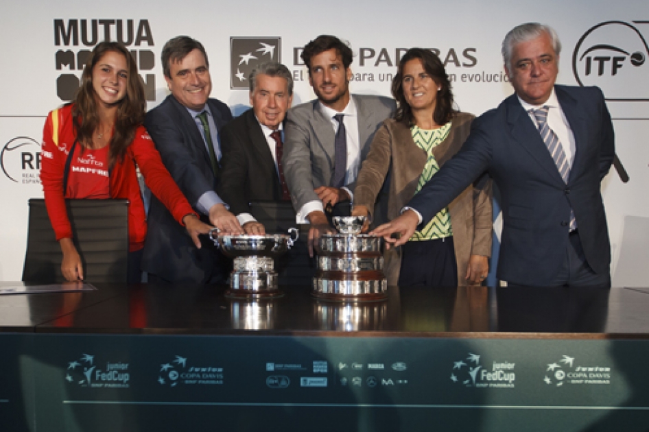 Madrid presenta la Copa Davis y Fed Cup Junior en La Caja Mgica